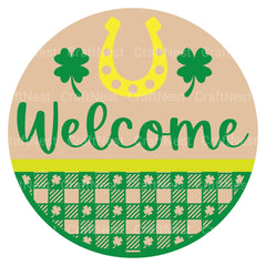 St. Patrick's Day Round Sign SVG Bundle - CraftNest - Digital Crafting and Art