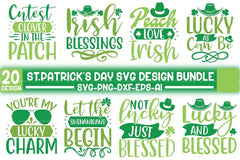St. Patrick's Day SVG Design Bundle 12 - CraftNest - Digital Crafting and Art