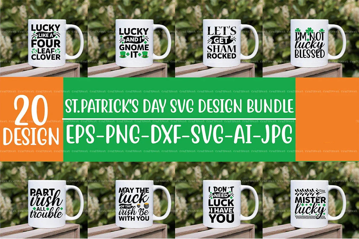 St. Patrick's Day SVG Design Bundle