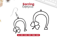St Patrick's Day Earring Lasercut SVG Bundle - CraftNest - Digital Crafting and Art