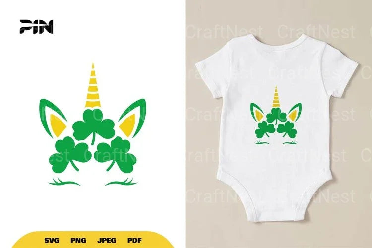 St Patrick's Day Unicorn SVG Bundle - CraftNest - Digital Crafting and Art
