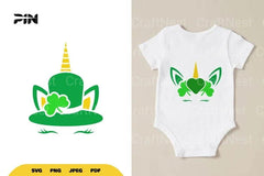 St Patrick's Day Unicorn SVG Bundle - CraftNest - Digital Crafting and Art