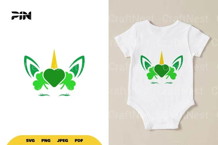 St Patrick's Day Unicorn SVG Bundle - CraftNest - Digital Crafting and Art