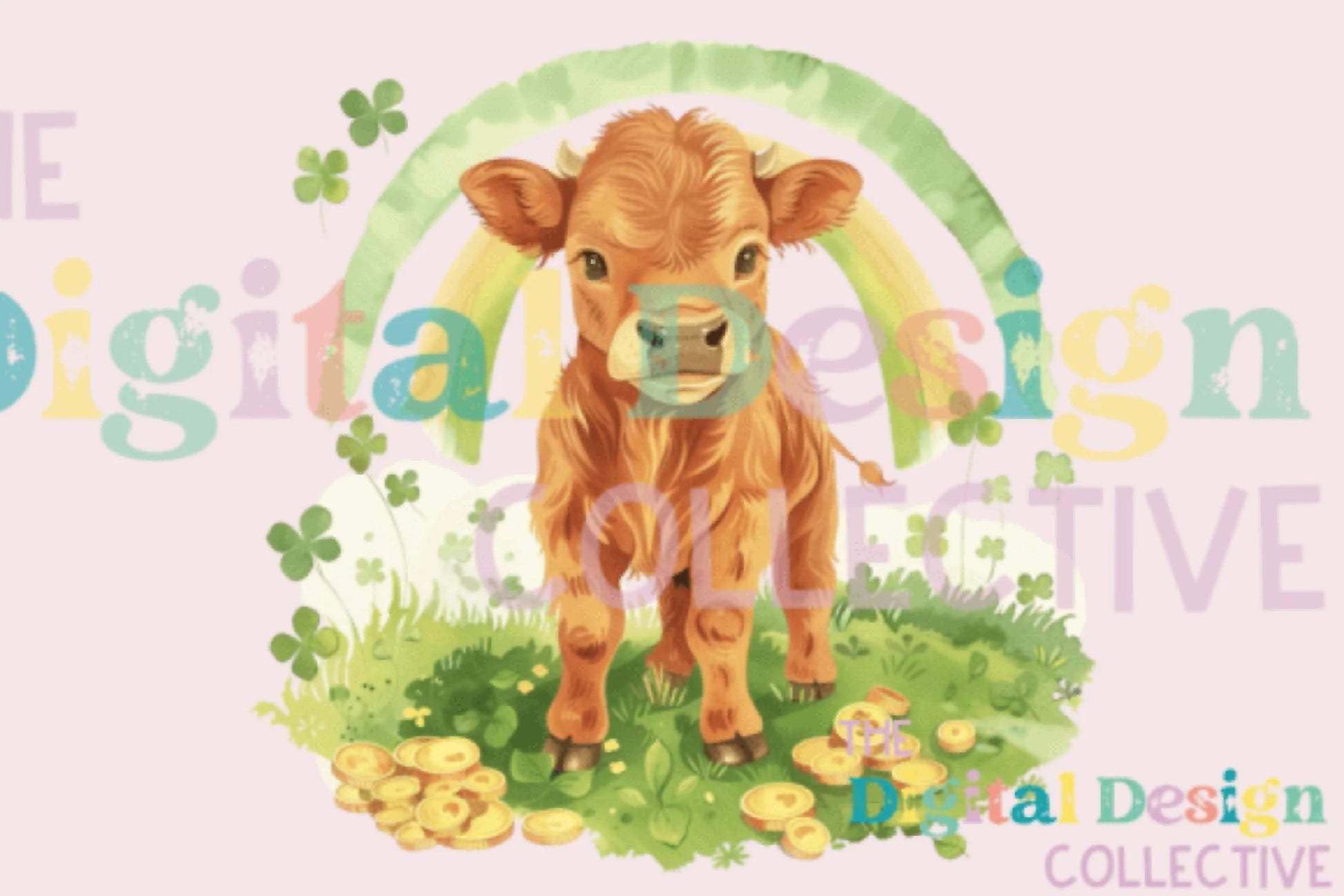 St. Patrick's Day Cow Clipart Bundle - CraftNest - Digital Crafting and Art