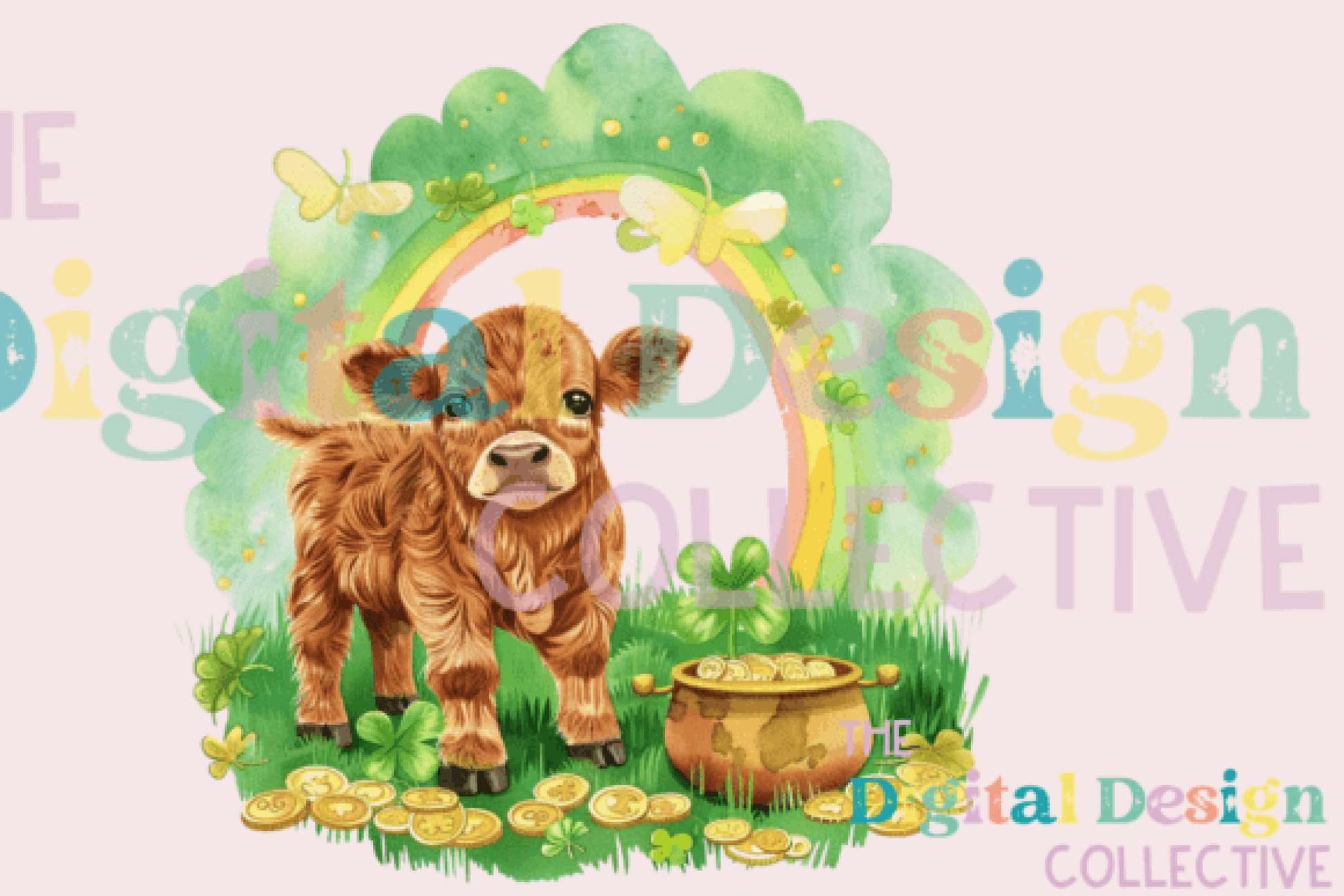 St. Patrick's Day Cow Clipart Bundle - CraftNest - Digital Crafting and Art