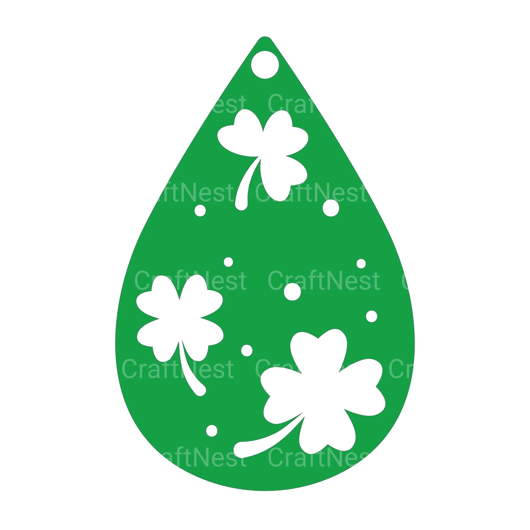 St Patrick's Earrings Laser Cut SVG Bundle - CraftNest - Digital Crafting and Art
