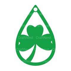 St Patrick's Earrings Laser Cut SVG Bundle - CraftNest - Digital Crafting and Art