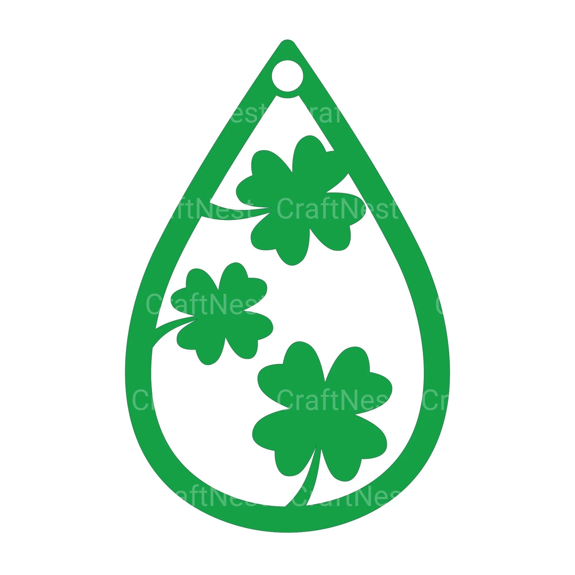 St Patrick's Earrings Laser Cut SVG Bundle - CraftNest - Digital Crafting and Art