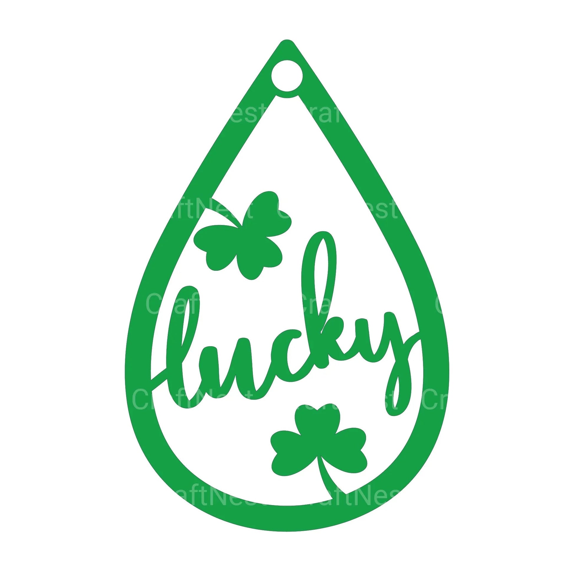 St Patrick's Earrings Laser Cut SVG Bundle - CraftNest - Digital Crafting and Art