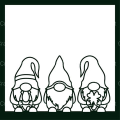 St Patrick's Gnome Mandala Layered Papercut Clipart Bundle - CraftNest - Digital Crafting and Art