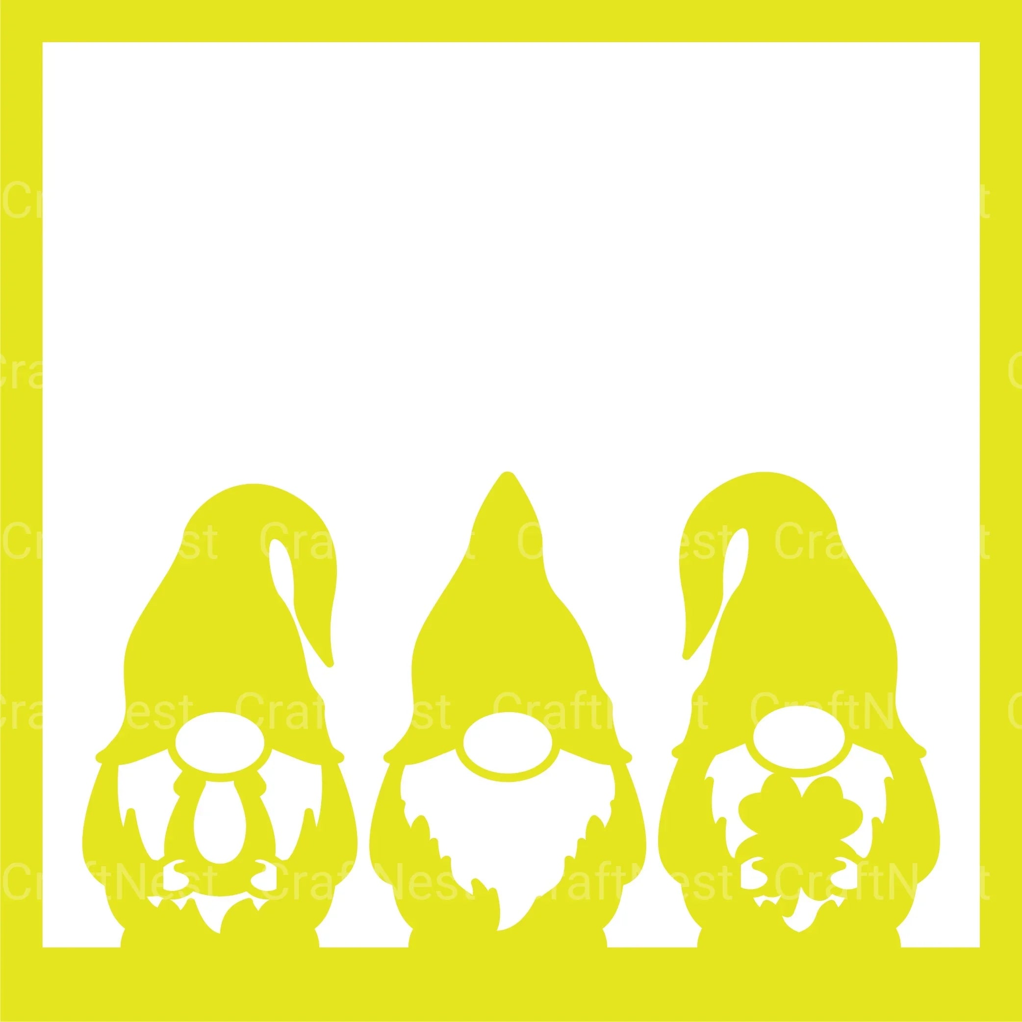 St Patrick's Gnome Mandala Layered Papercut Clipart Bundle - CraftNest - Digital Crafting and Art