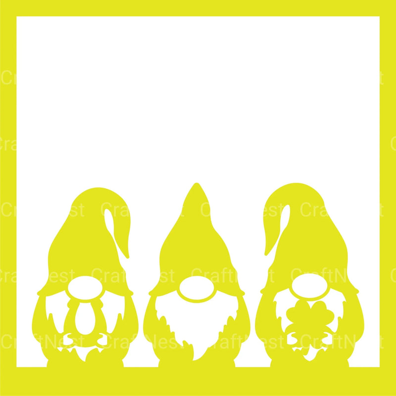 St Patrick's Gnome Mandala Layered Papercut Clipart Bundle - CraftNest - Digital Crafting and Art