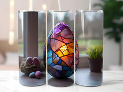 Stained Glass Easter 2 Tumbler Wrap - CraftNest