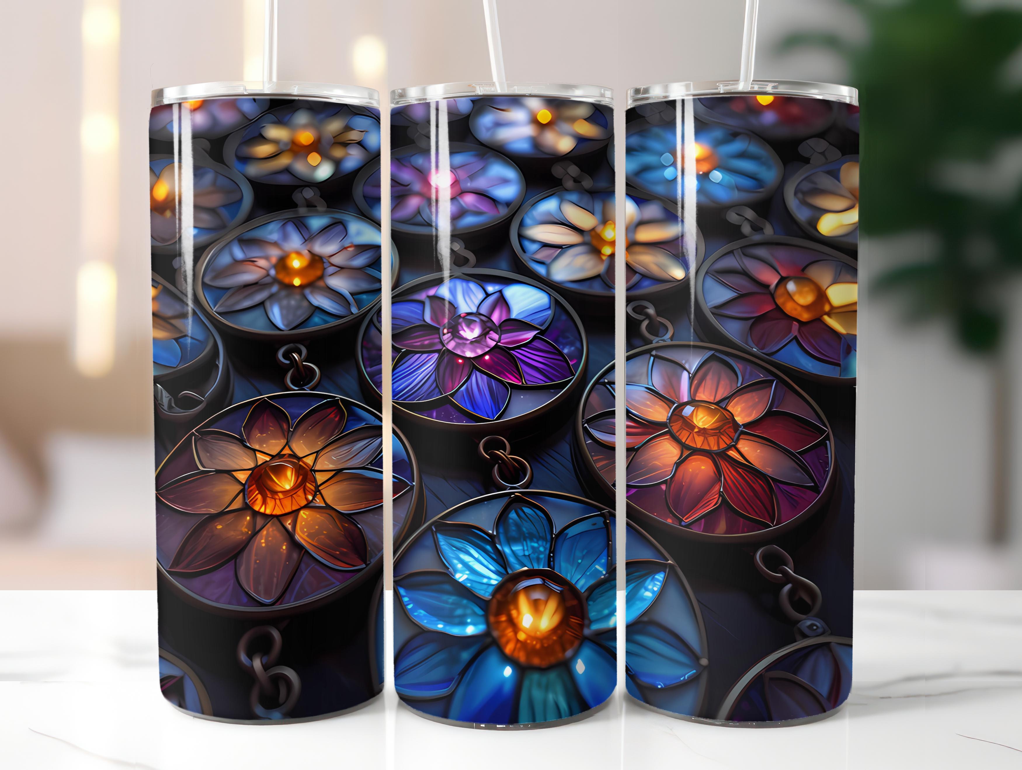 Stained Glass Easter 1 Tumbler Wrap - CraftNest