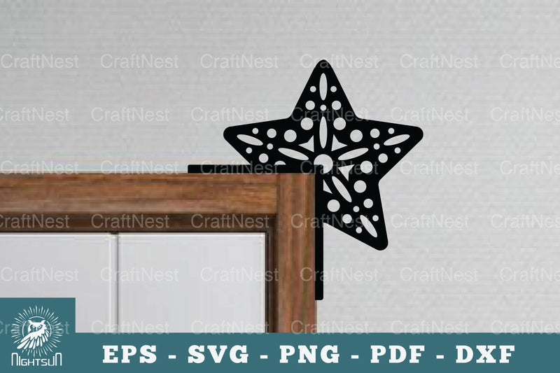 Star Door Corner Lasercut Clipart Bundle - CraftNest - Digital Crafting and Art