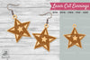 Star Laser Cut Earrings SVG Bundle