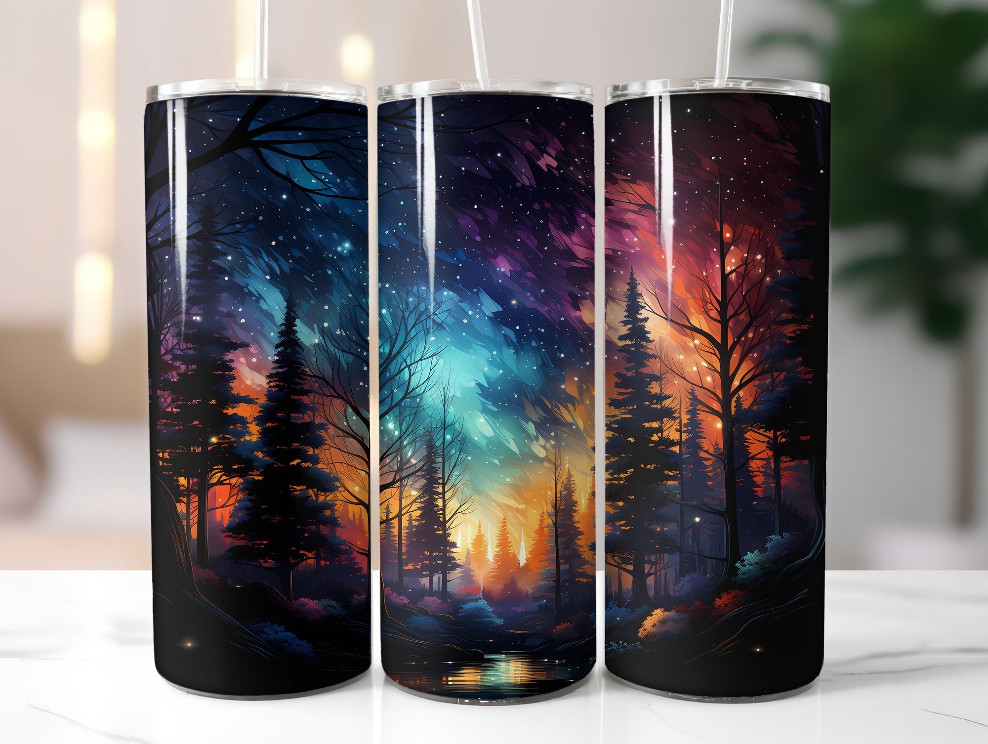 Starry Fall Nights Tumbler Wrap - CraftNest