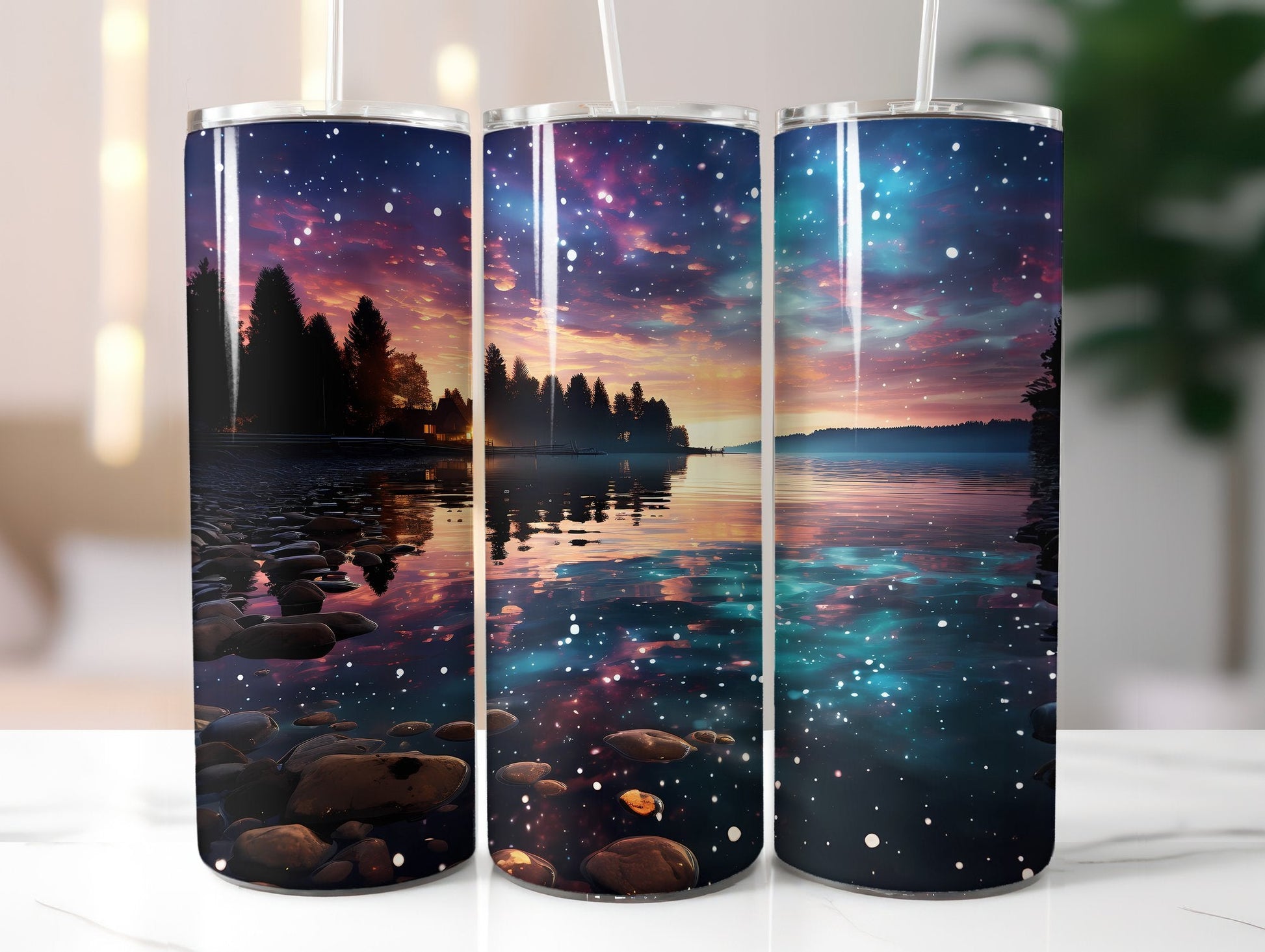 Starry Fall Nights Tumbler Wrap - CraftNest