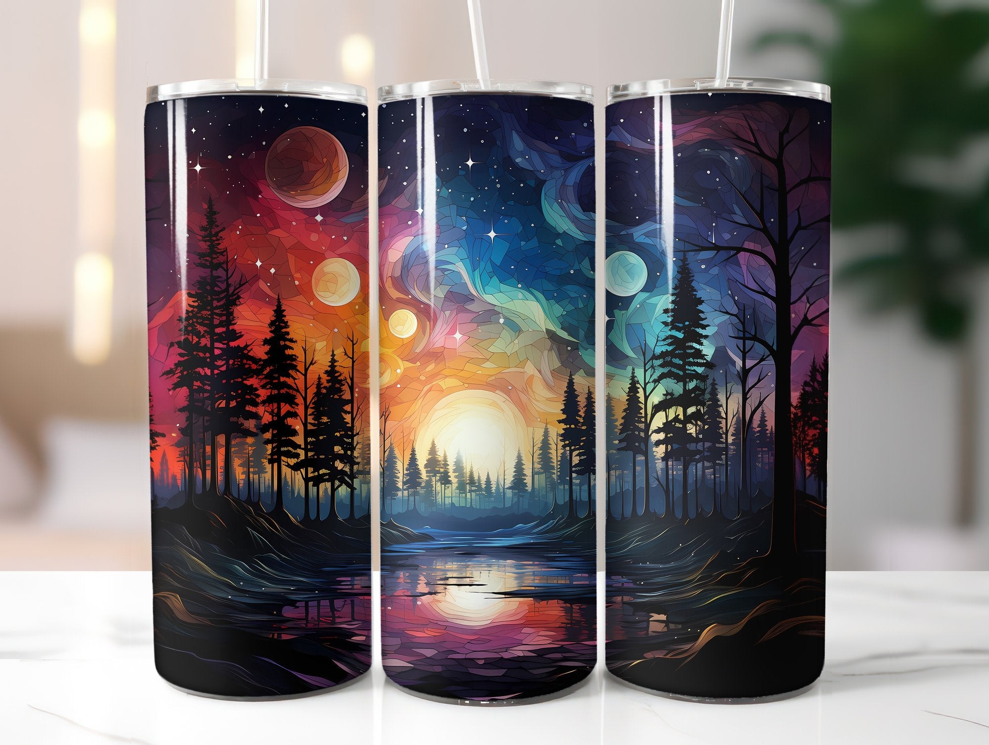 Starry Fall Nights Tumbler Wrap - CraftNest