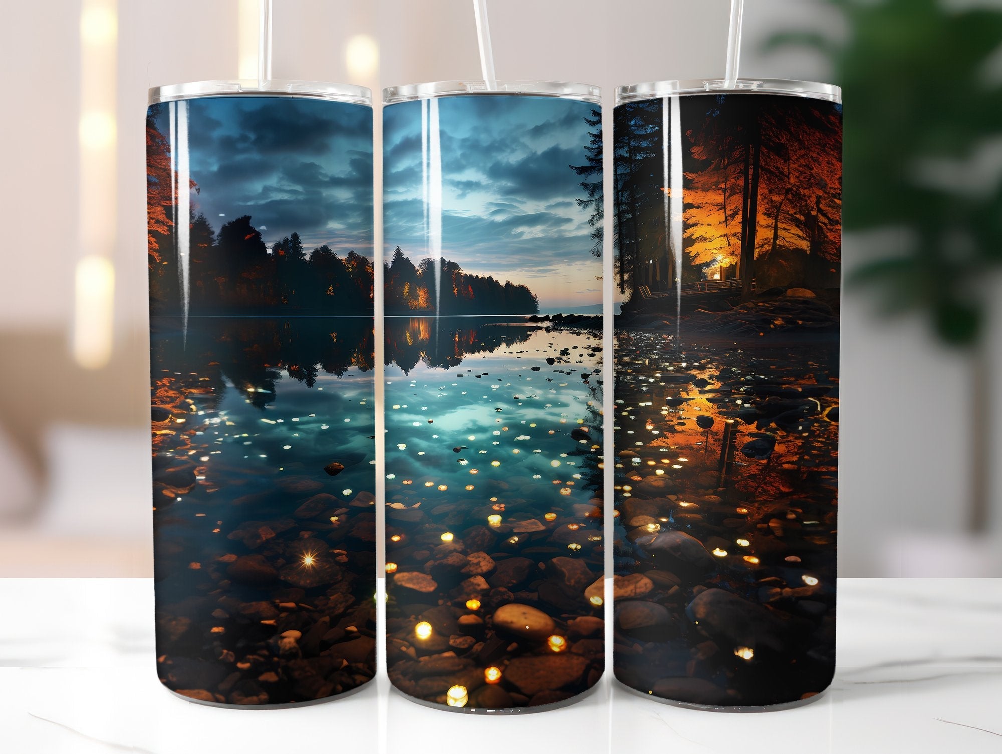 Starry Fall Nights Tumbler Wrap - CraftNest