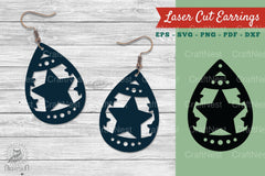 Star Earrings Design SVG Bundle - CraftNest - Digital Crafting and Art