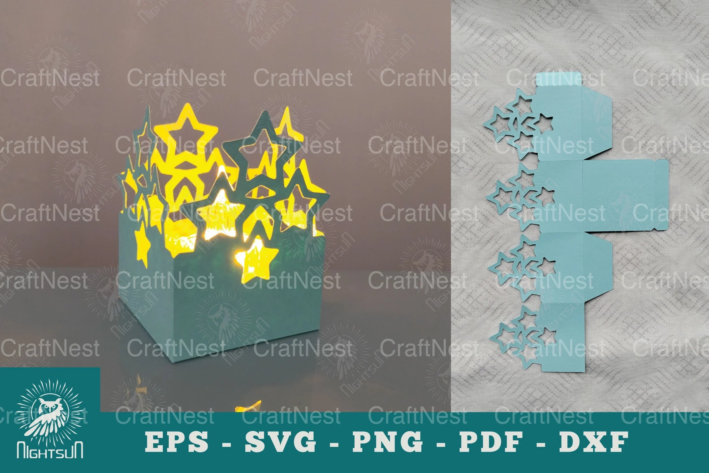 Papercut Lantern SVG Bundle - CraftNest - Digital Crafting and Art