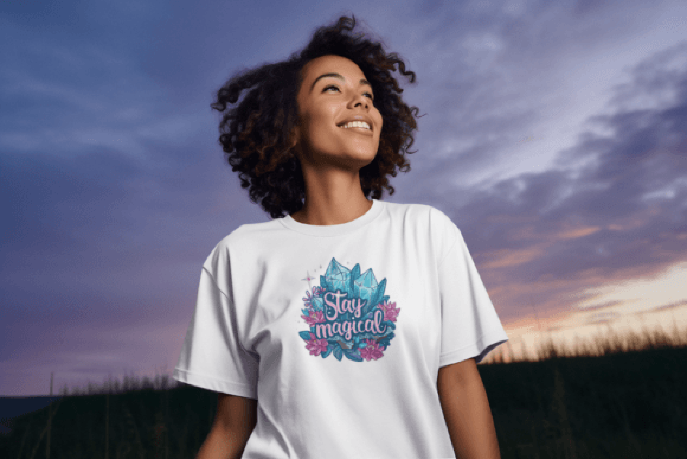 Stay Magical Crystal Design Clipart Bundle