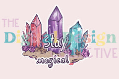 Stay Magical Crystal Design Clipart Bundle - CraftNest - Digital Crafting and Art