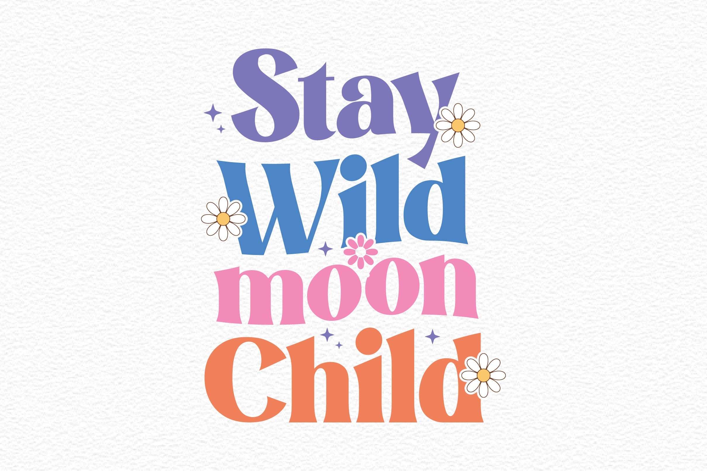 Stay Wild Moon Child SVG Bundle