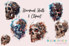 Steampunk Skulls Clipart Bundle