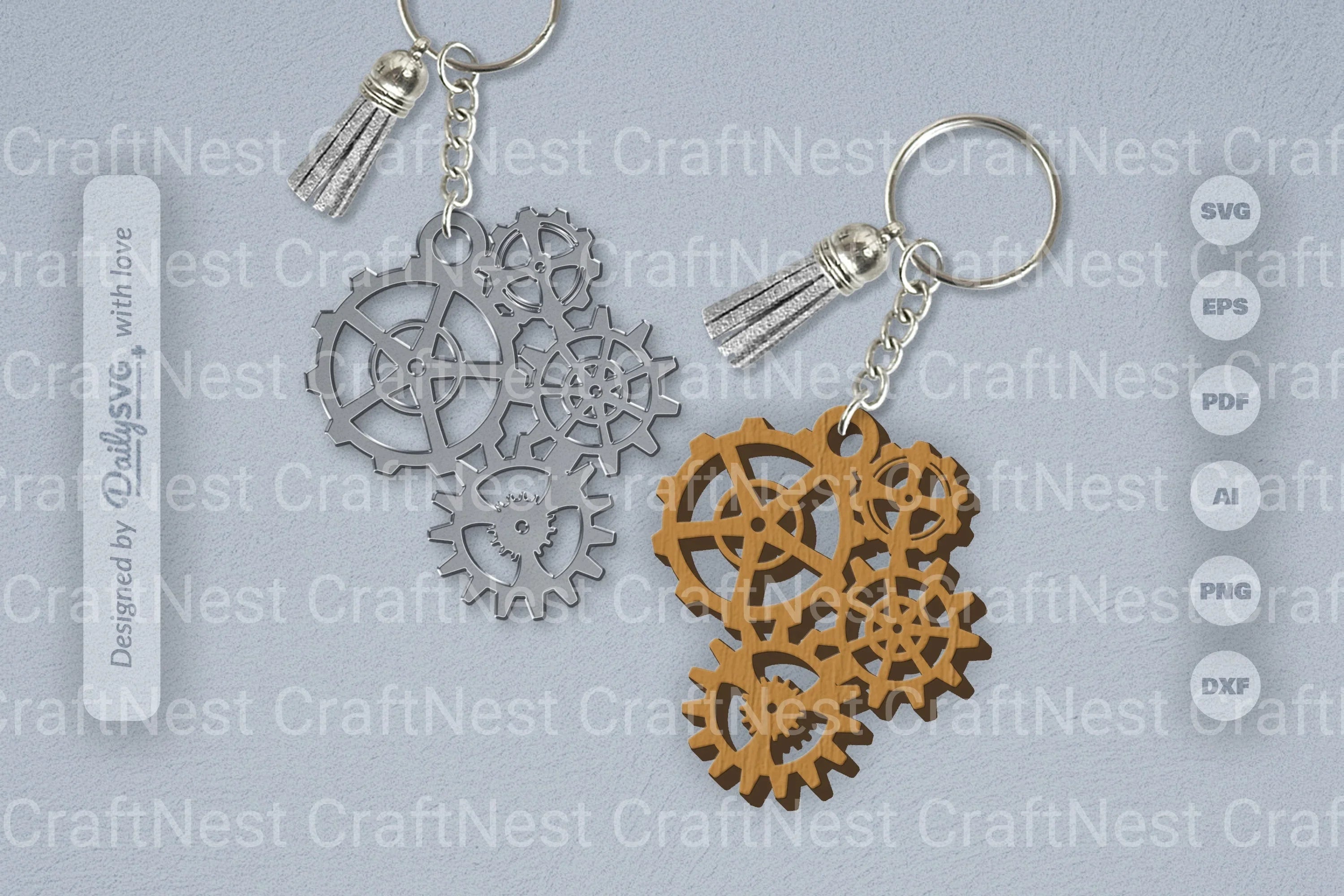 Steampunk Gear SVG Bundle