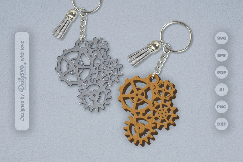 Steampunk Gear SVG Bundle 12 - CraftNest - Digital Crafting and Art