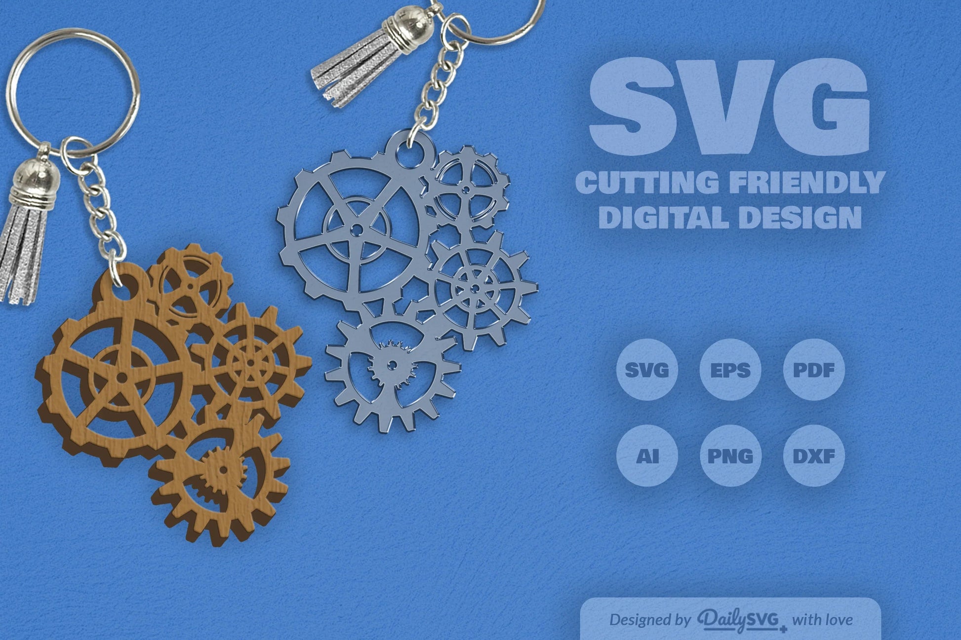Steampunk Gear SVG Bundle 12 - CraftNest - Digital Crafting and Art