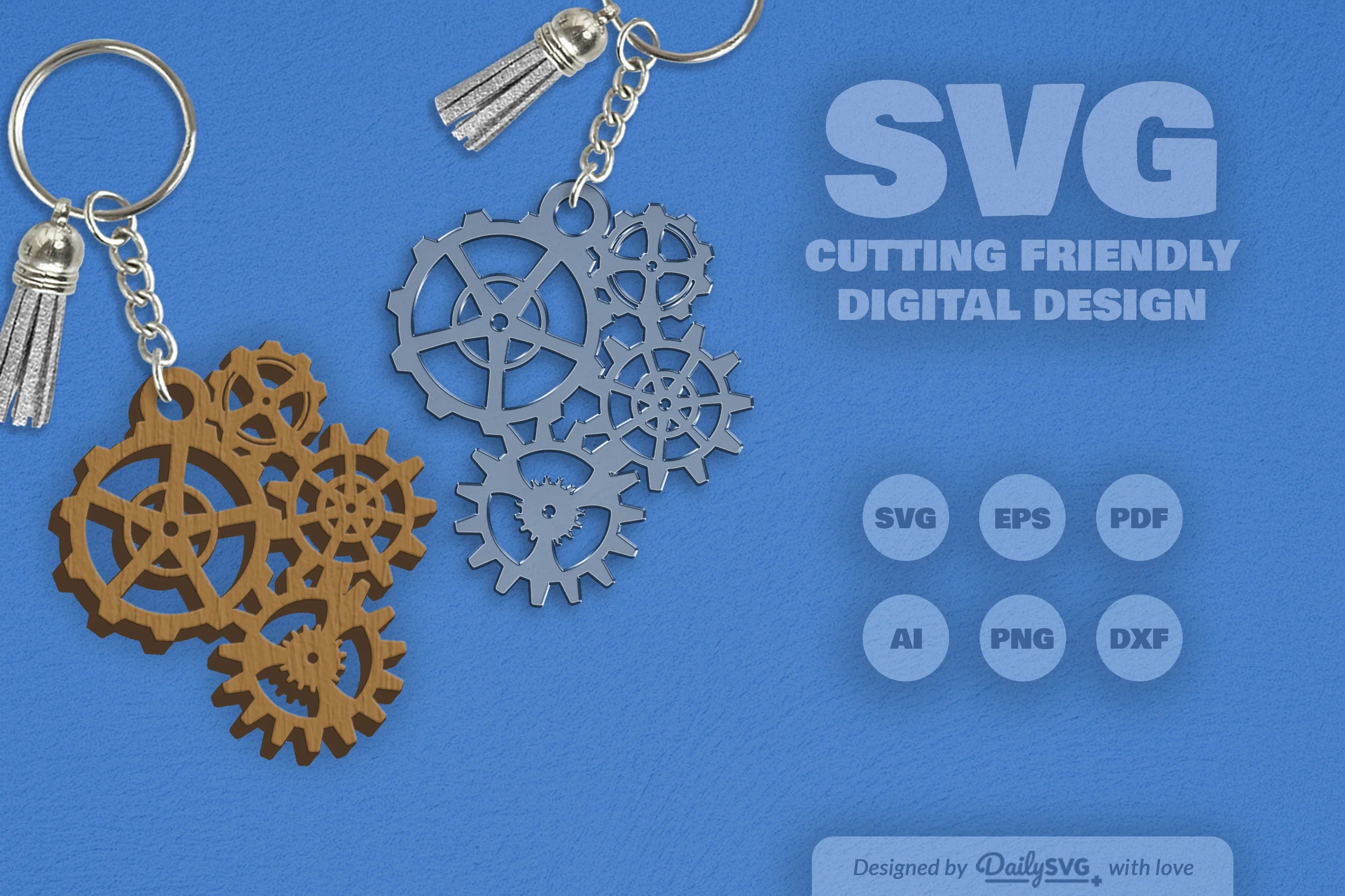 Steampunk Gear SVG Bundle 12 - CraftNest - Digital Crafting and Art