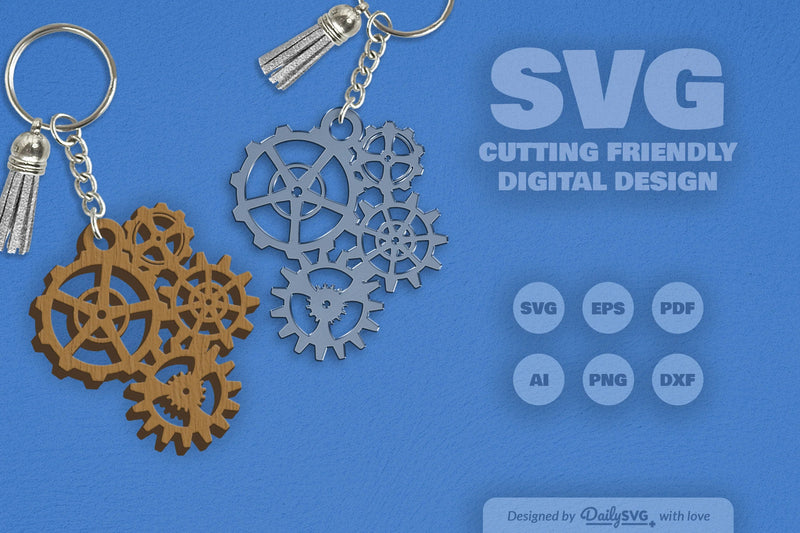 Steampunk Gear SVG Bundle 12 - CraftNest - Digital Crafting and Art