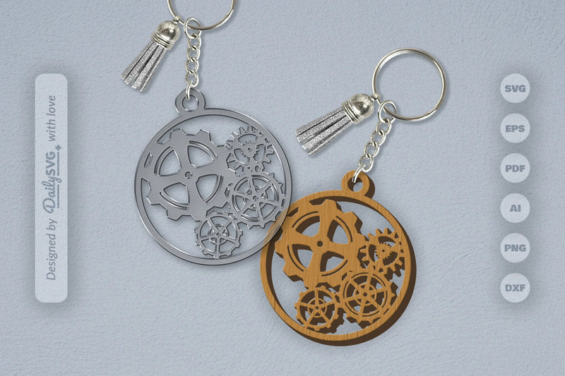 Steampunk Gear SVG Bundle 2 - CraftNest - Digital Crafting and Art