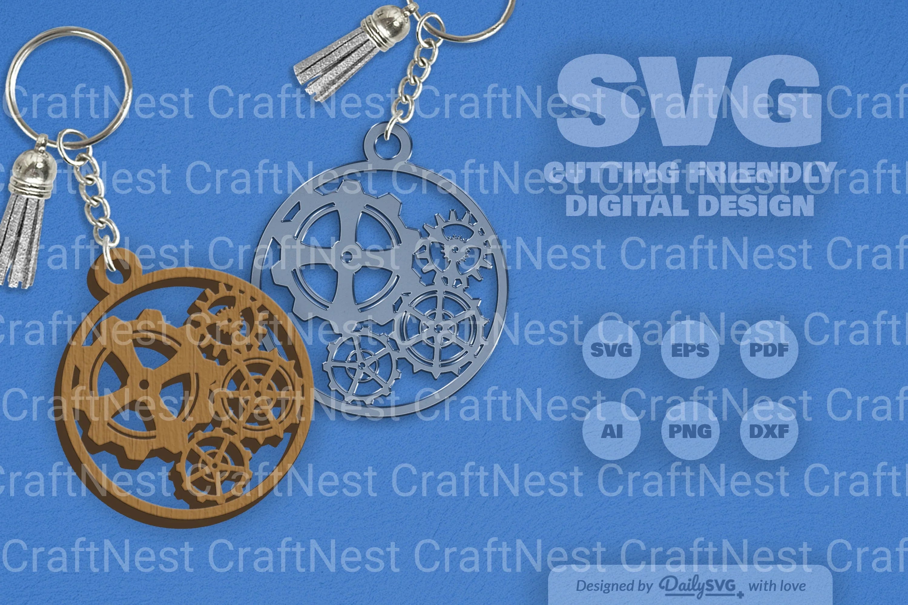 Steampunk Gear SVG Bundle