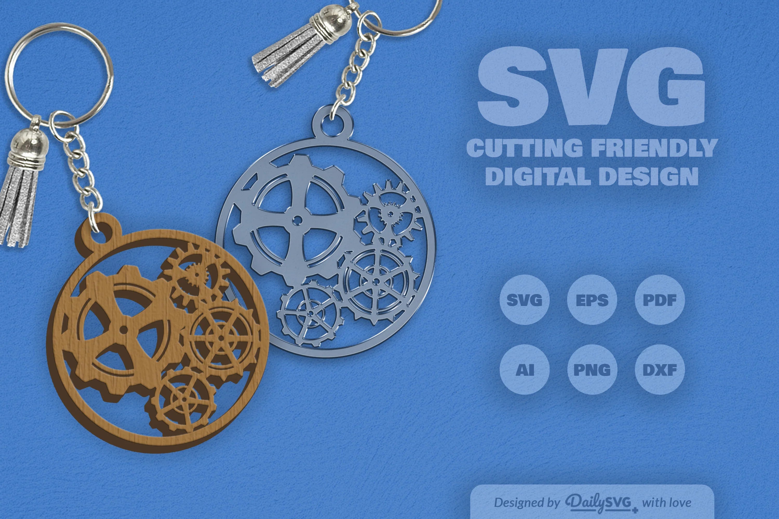 Steampunk Gear SVG Bundle 2 - CraftNest - Digital Crafting and Art