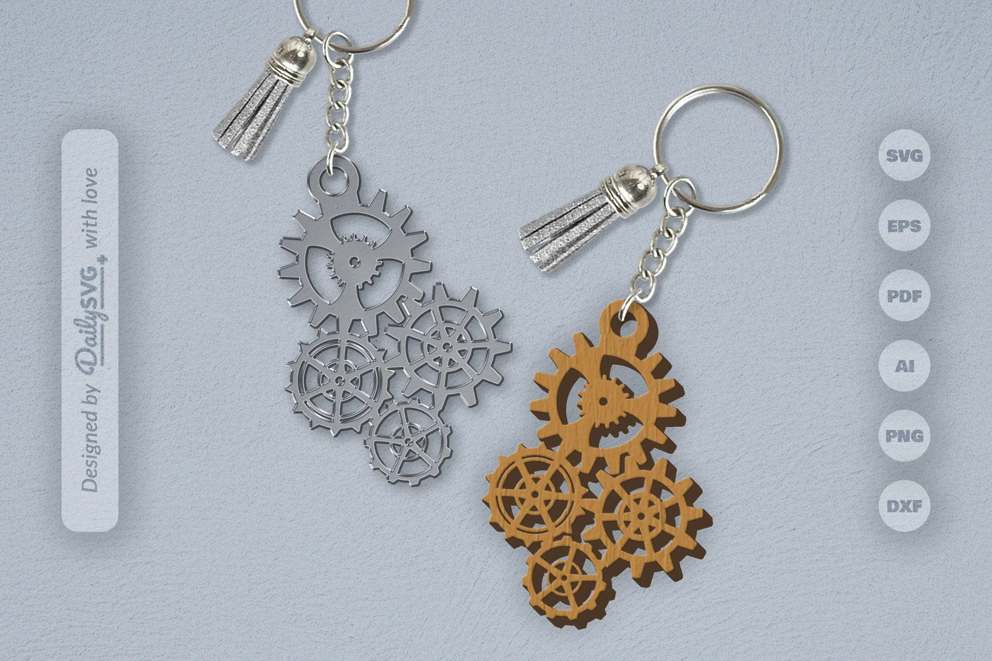 Steampunk Gear SVG Bundle 9 - CraftNest - Digital Crafting and Art