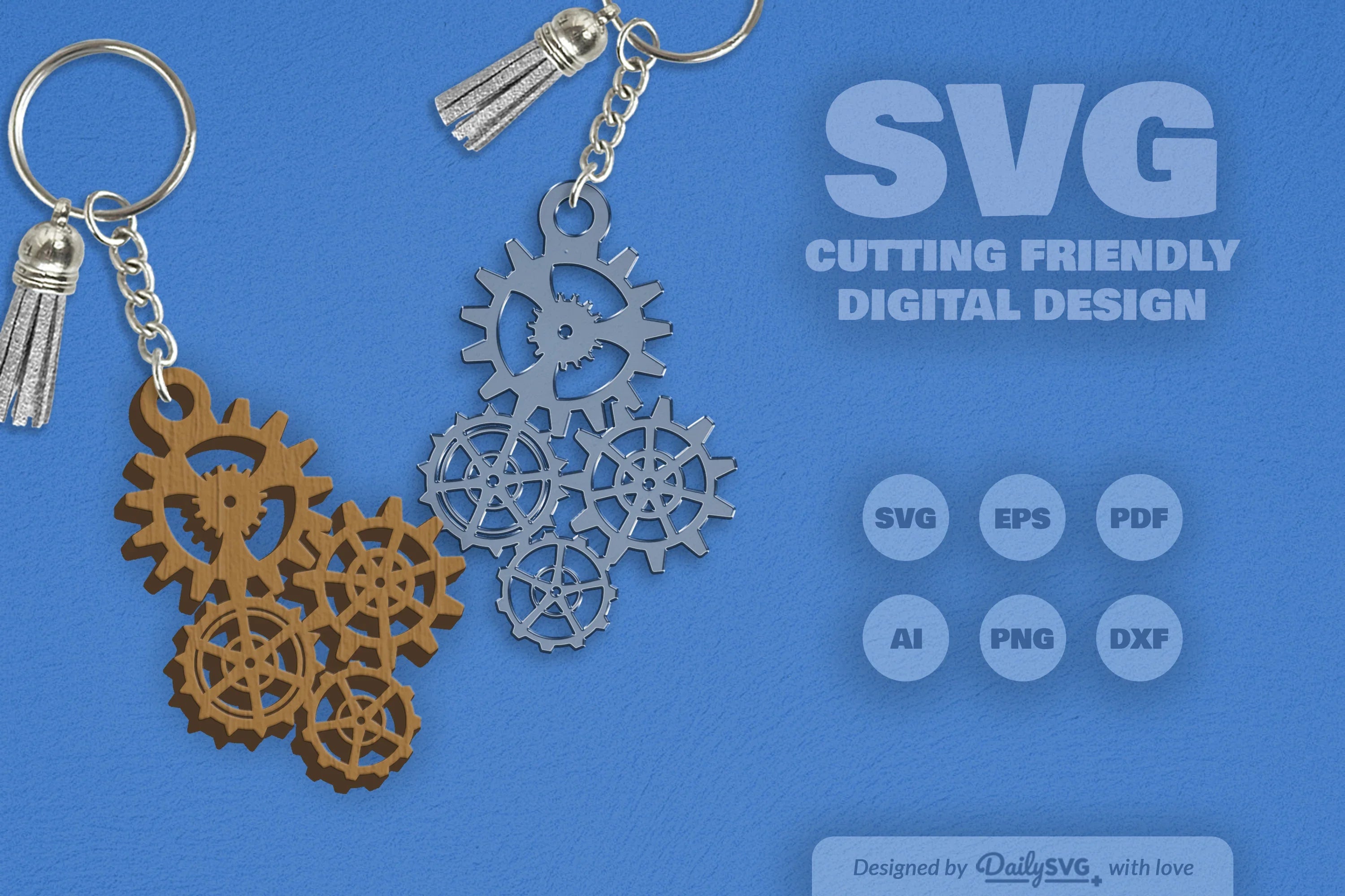 Steampunk Gear SVG Bundle 9 - CraftNest - Digital Crafting and Art