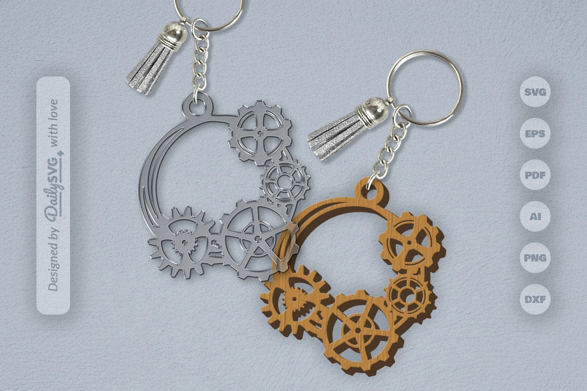 Steampunk Gear SVG Bundle 13 - CraftNest - Digital Crafting and Art