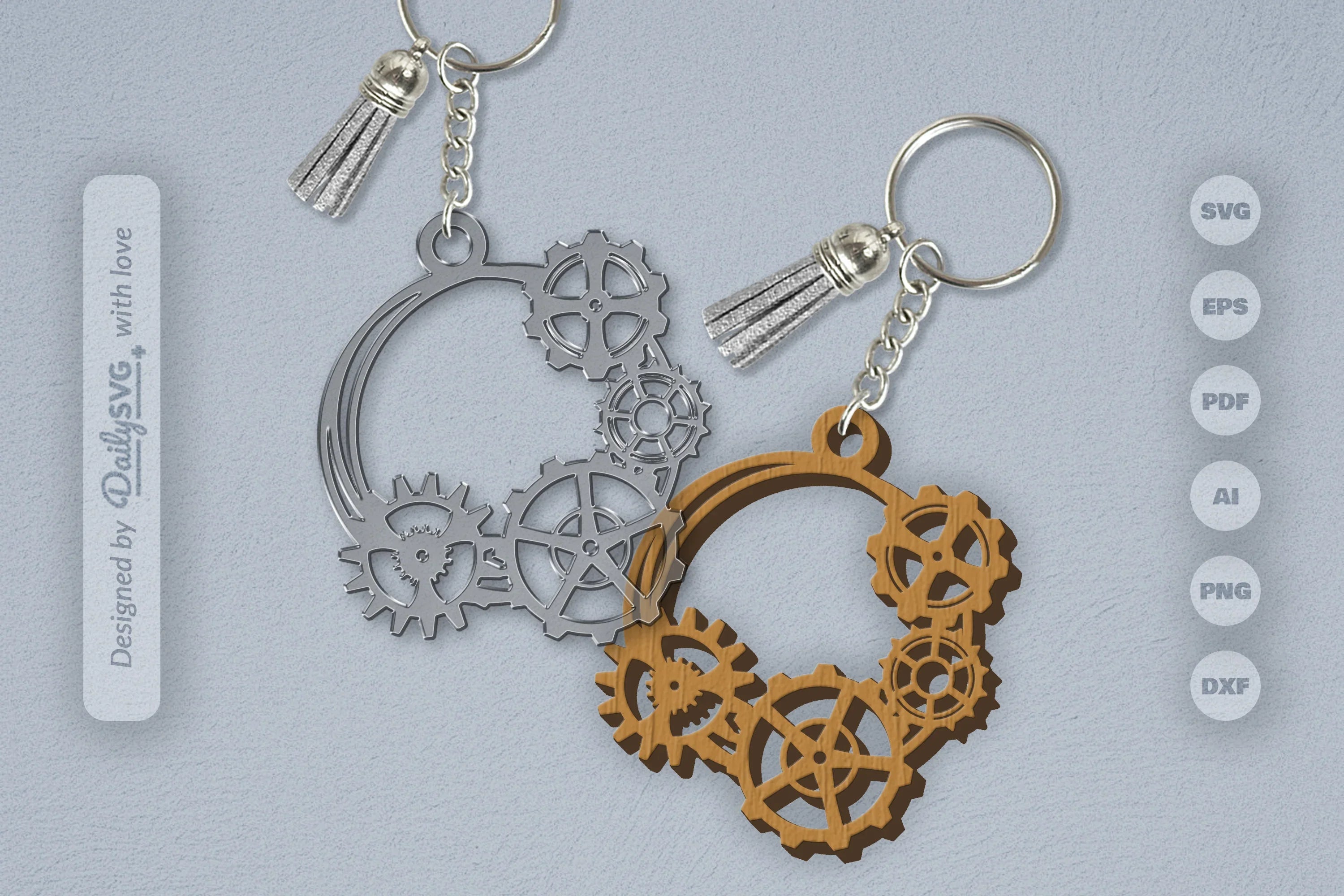 Steampunk Gear SVG Bundle 13 - CraftNest - Digital Crafting and Art