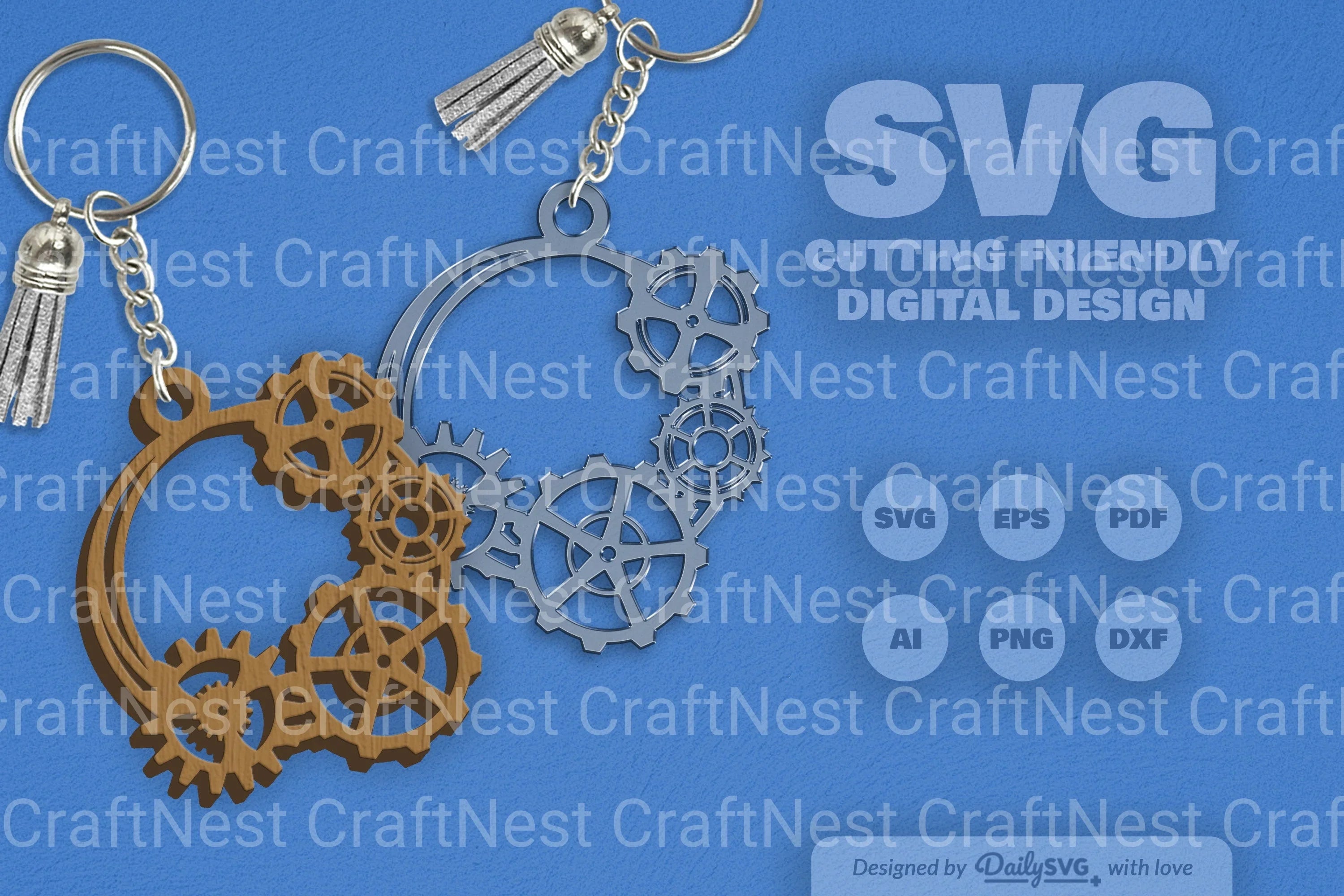 Steampunk Gear SVG Bundle