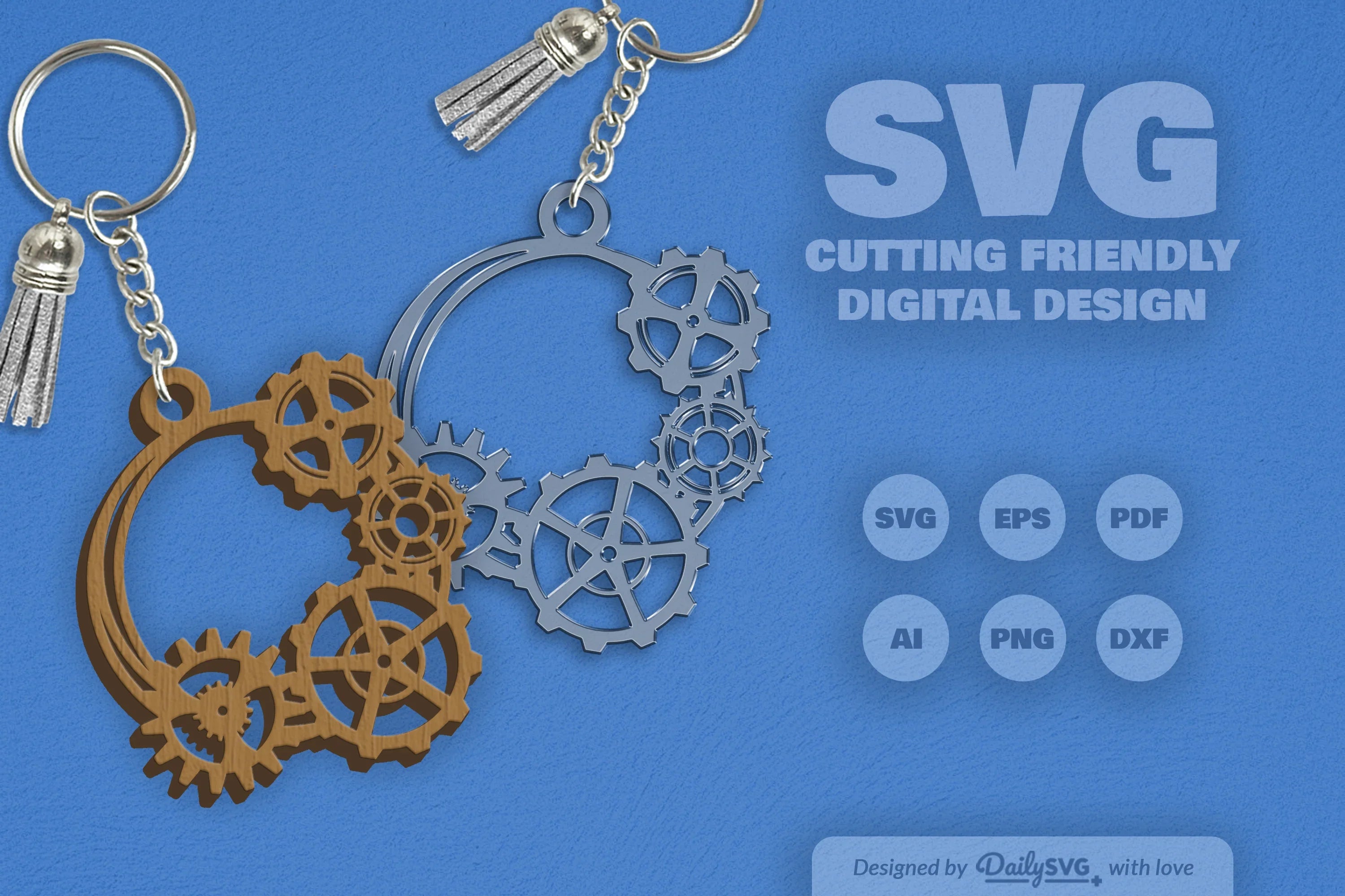 Steampunk Gear SVG Bundle 13 - CraftNest - Digital Crafting and Art