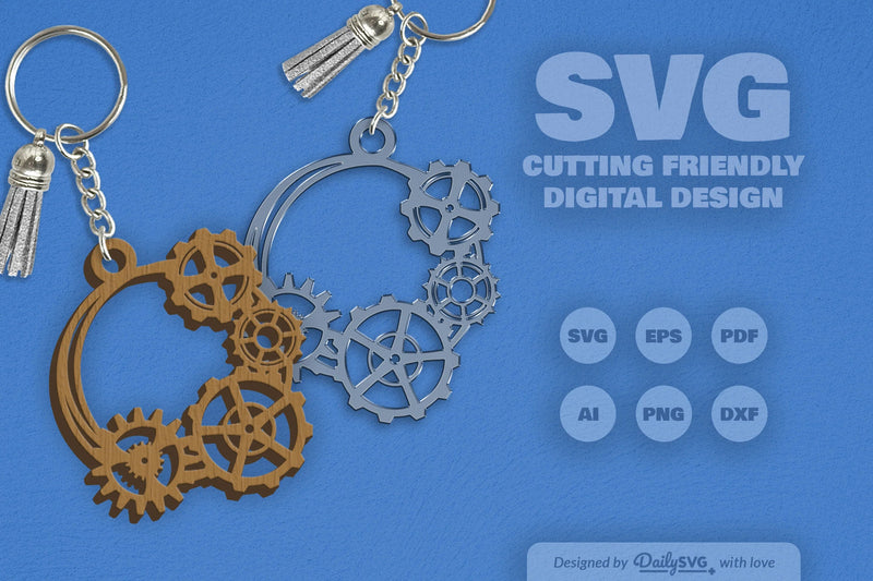 Steampunk Gear SVG Bundle 13 - CraftNest - Digital Crafting and Art