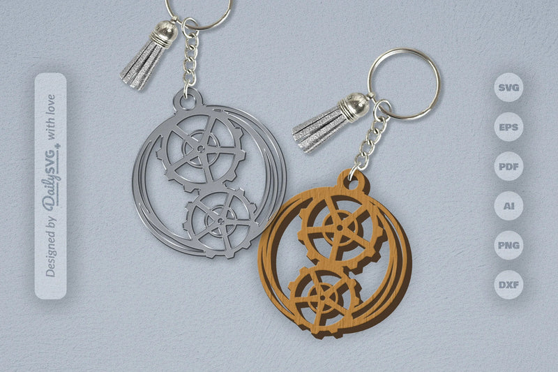 Steampunk Gear SVG Bundle 8 - CraftNest - Digital Crafting and Art