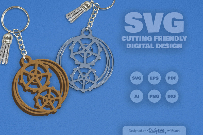 Steampunk Gear SVG Bundle 8 - CraftNest - Digital Crafting and Art