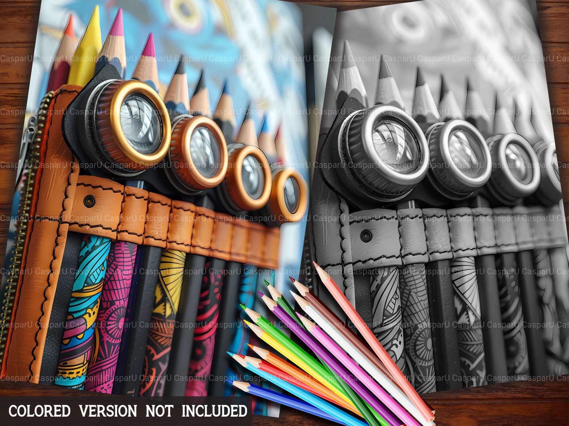 Steampunk Back To School Coloring Books - CraftNest - Digital Crafting and Art