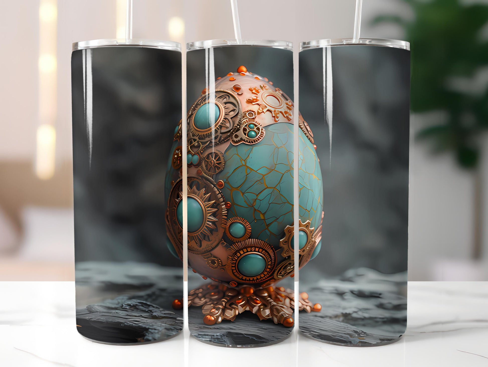 Steampunk Easter 2 Tumbler Wrap - CraftNest
