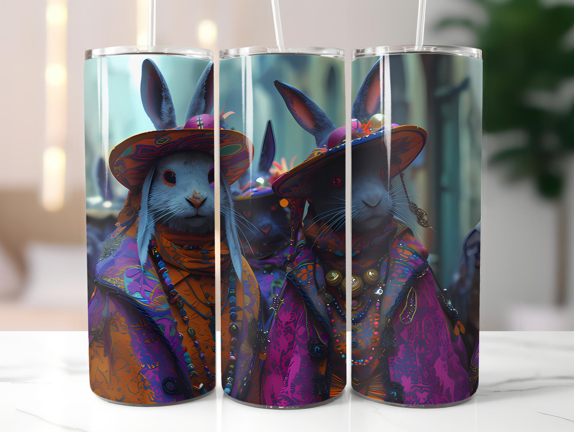 Steampunk Easter 4 Tumbler Wrap - CraftNest